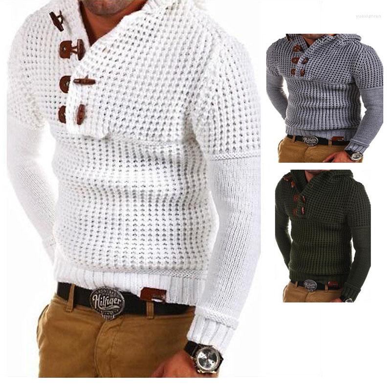 

Men's Sweaters Men's Knit Sweater Autumn Winter Fashion Gray Mens Thick Warm Jumper Male Pullover Outwear Pull Homme, Green
