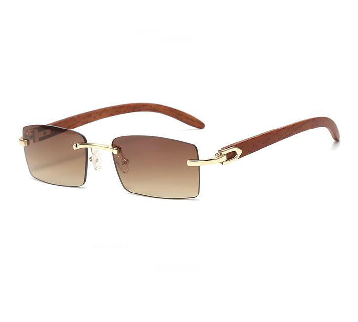 

new fashion designer sunglasses for women mens rimless gold metal wood carti sun glasses buffalo horn glasses quality eyeglasses with boxes lunettes