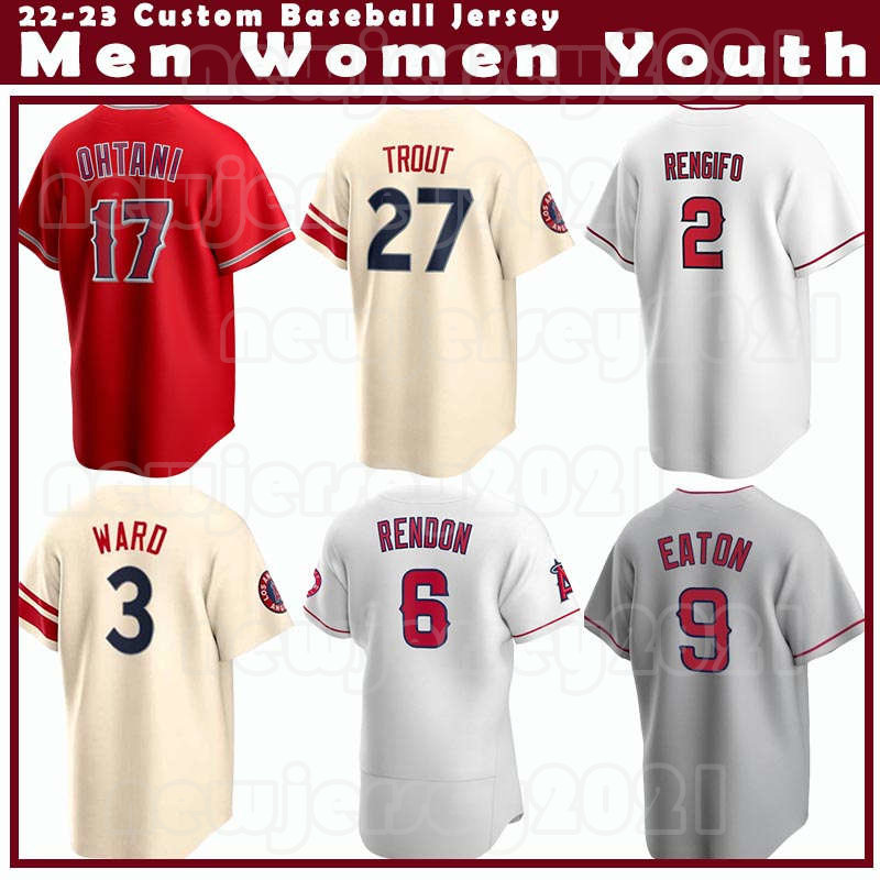 

Angels Baseball Jersey Los Angeles Mike Trout Shohei Ohtani Anthony Rendon David Fletcher Angels Luis Rengifo Taylor Ward Jo Adell Aaron Loup Max Stassi Kurt Suzuki, Men custom coolbase(t s)