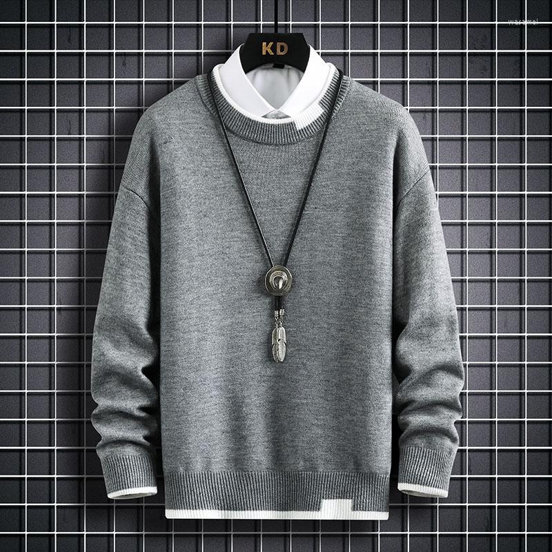 

Men's Sweaters 2022 Fall Winter Casual Cashmere Sweater Men High Quality Soft Warm Christmas Pullover Long Sleeve Round Neck Mens Jumpers, Green