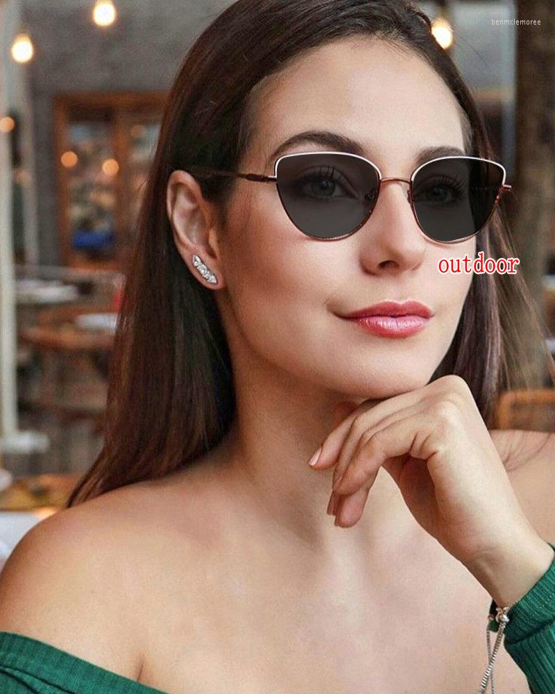 

Sunglasses Bifocal Reading Men Women 2022 Metal Full Frame Presbyopic Sun Glasses With Diopters 1.0 To 3.5 Goggles NX