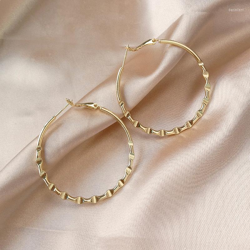 

Hoop Earrings BLIJERY Gold Color Geometric Big For Women Punk Fashion Brincos Round Circle Boucles D'oreill