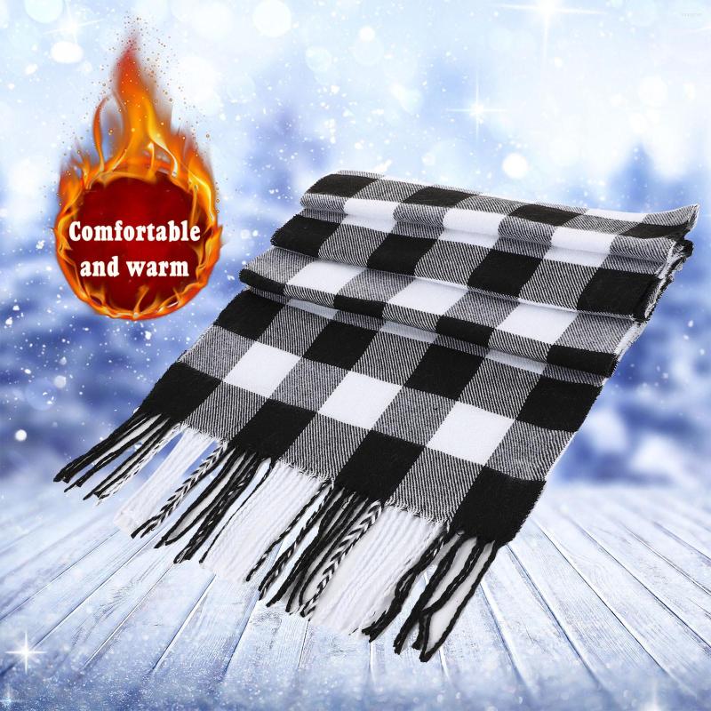 

Scarves Christmas Scarf For Women Lightweight Ladies Warm Long Shawl Colorful Casual Double Sided Lattice Scarfs Juniors