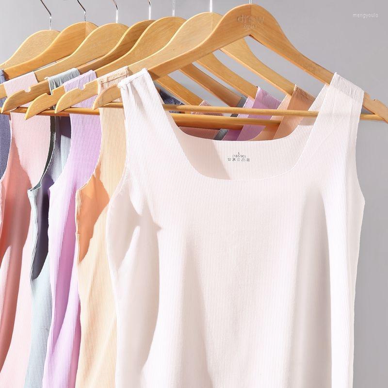 

Women's Tanks Summer Style Soft Women Tank Top Fitness Sexy Sleeveless Sport T Shirt Elegant Lady Bottoming Tees Streetwear White, Purple