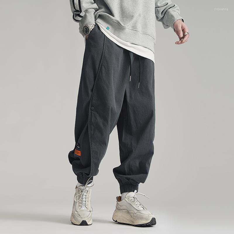 

Men's Pants 2022 Hip Hop Fashion Casual Harem Japanese Streetwear Sports Trousers Harajuku Joggers Korean Sweatpants Men Clothing, Black