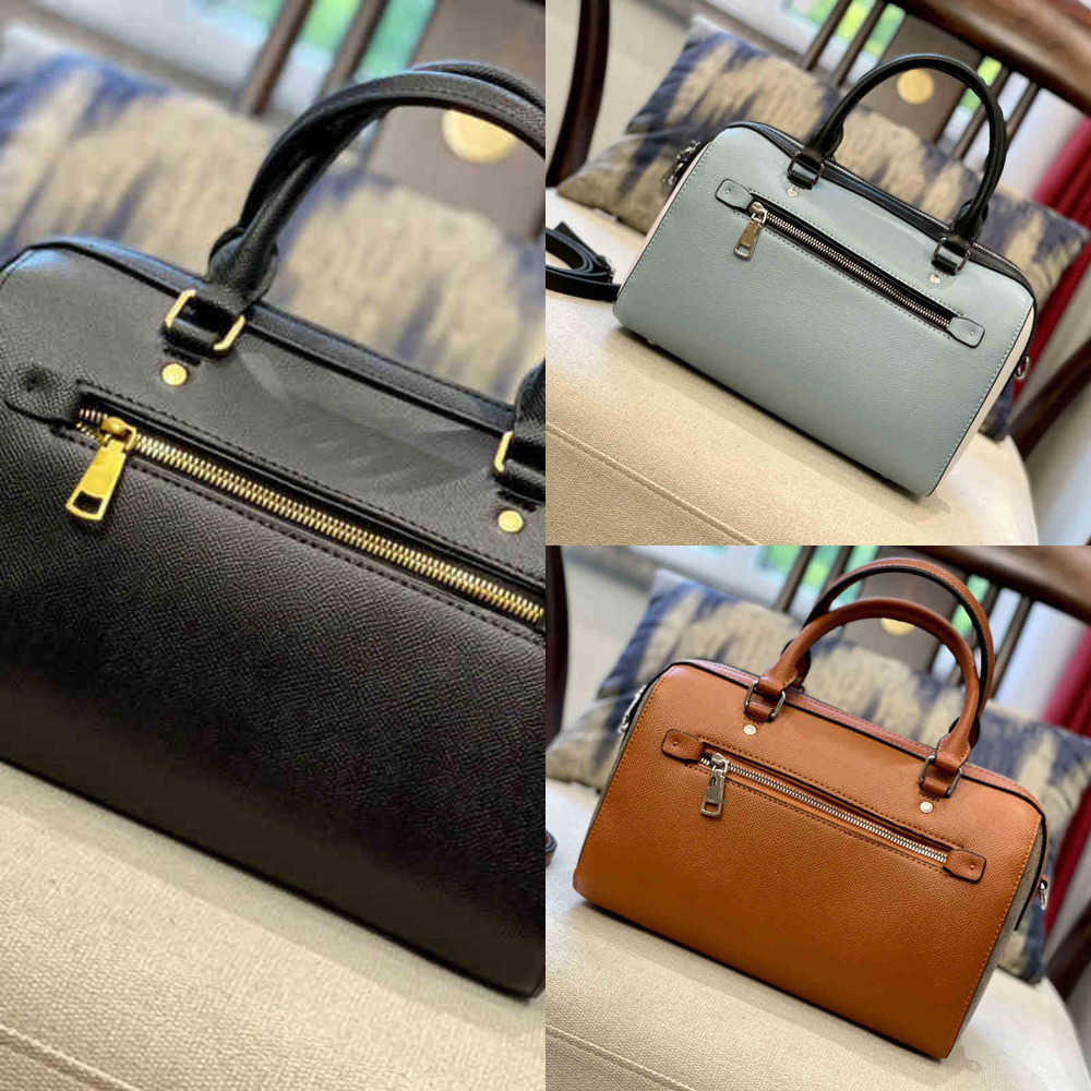 

Designer Boston Pillow Bag Women Menclassic Portable Large Capacity Luggage Leather Sports Bag Lady Shopping Handbags 220714, Black