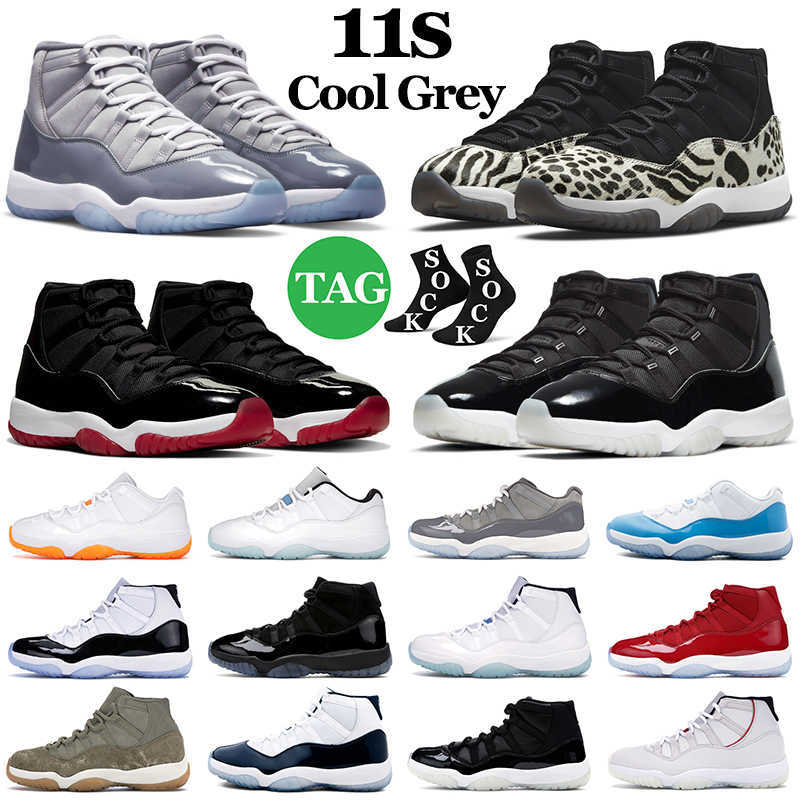 

Cool Grey 11 11s Mens Basketball Shoes Animal Instinct 25th Anniversary Navy Gum Bred Concord Cap and Gown High Low Men Women Outdoor Sports, 11s win like 82