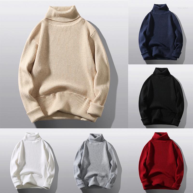 

Men's Sweaters Men's Warm Turtleneck Sweater Winter Ski Riding Underlayer Tight Long Sleeve Knitted Tops Pullover Jumpers Basic, Black