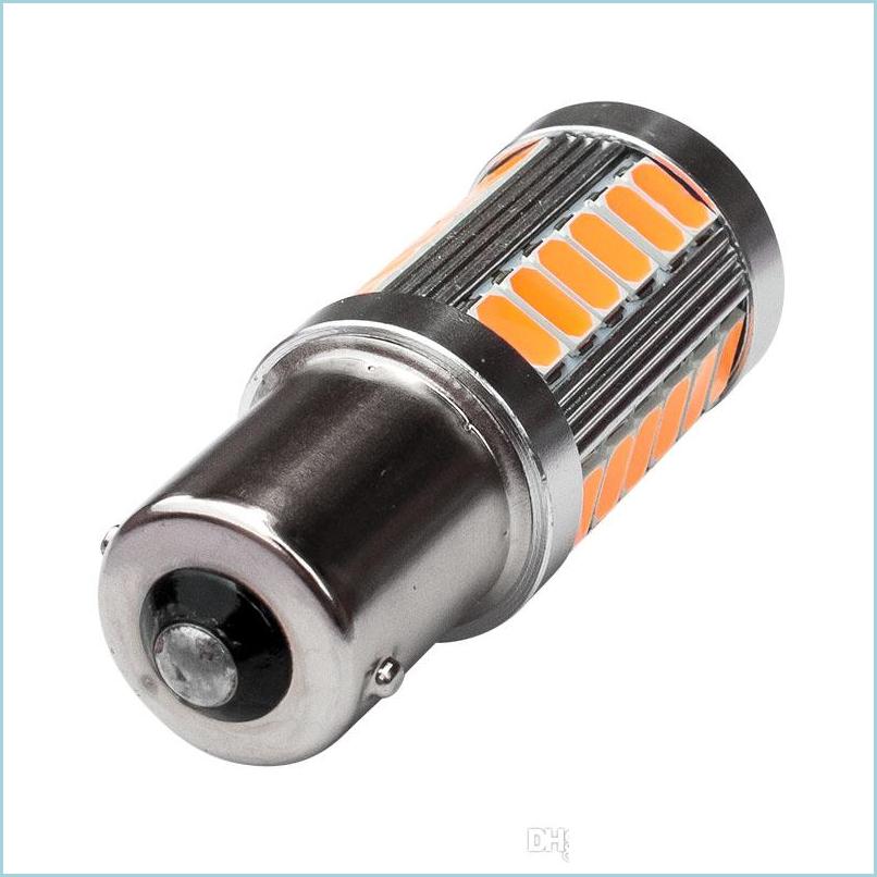 

Car Bulbs 6Pcs 1156 P21W 7506 Ba15S 33 Smd 5630 5730 Led Brake Lights Rear Fog Lamps Car Drl Driving Light Reverse Bbs Turn Signals Dhx0S