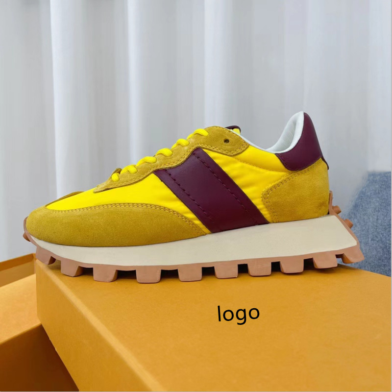 

lanvins Women's Shoes Moral Training Forrest Gump Ren Jialun Same Running Casual Sneakers Men's Thick Sole Small White Shoes Couple Shoes35-45, Orange