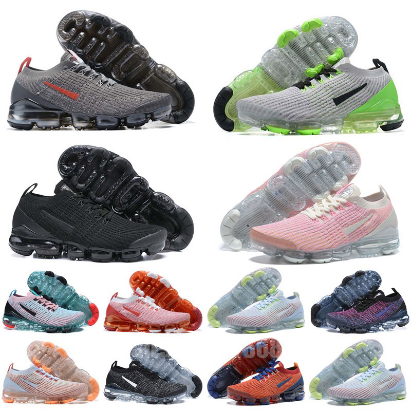 

2019 Chaussures 2 Laceless 2.0 Casual Shoes Triple Black Designer Mens Women Sneakers Fly White knit cushion Trainers Zapato, Color 11
