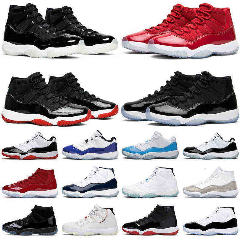

11s Outdoor shoes men women jumpman 11 Jubilee 25th Anniversary Bred Concord Win Like 96 82 UNC Cherry mens trainers athletic sneakers, Box