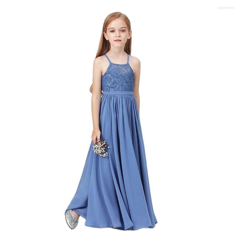 

Girl Dresses Girls Princess Dress Costume Strapless Autumn Summer For Frocks Graduation Gown Junior Bridesmaid, Black