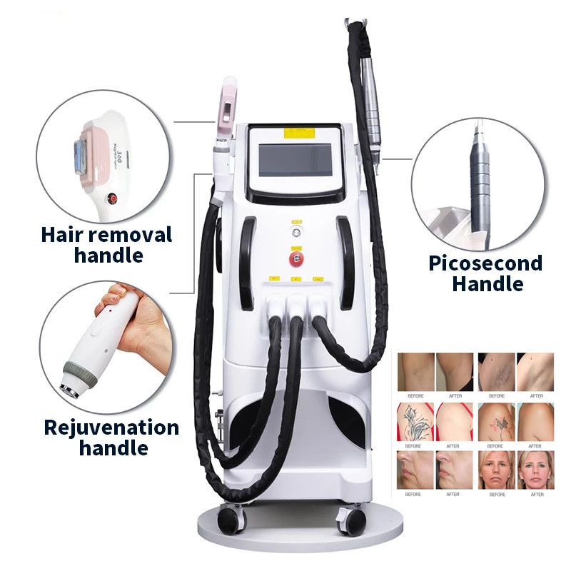 

360 Magneto-Optic Laser Machine Ipl Opt Elight Hair Removal Picosecond Tattoo Remove Carbon Peeling Rf Skin Rejuvenation Wrinkle Removal Face Lifting