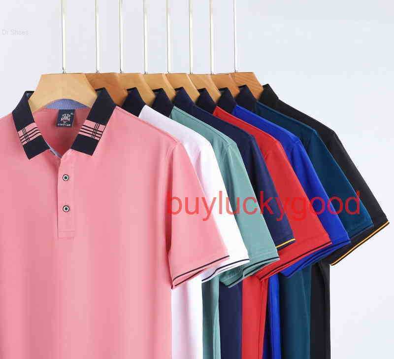 

Good Brand T shirt Women's T- classmate party class clothes company employee printed Lapel short sleeve polo, Pink