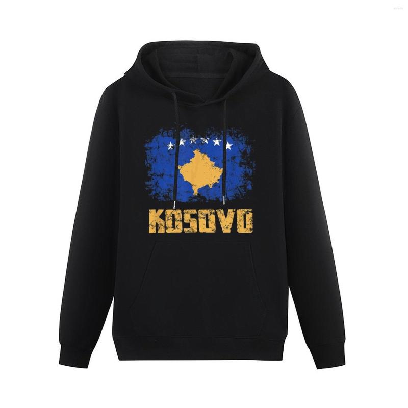 

Men's Hoodies Men Women Kosovo Flag Kosovars Country Map Hoodie Pullover Hooded Thick Hip Hop Sweatshirt Cotton Unisex, Black-1-12