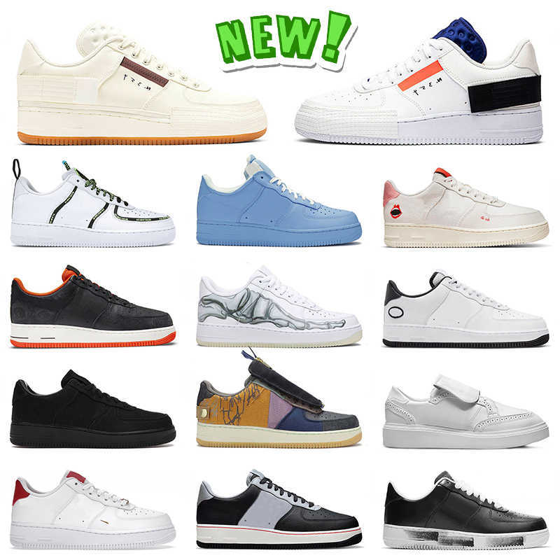 

Running Shoes Mini Sneakers Trainers Summit White University Blue Halloween Skeleton Black Gym Red Classic N354 One 1 Low Mens Women Sail