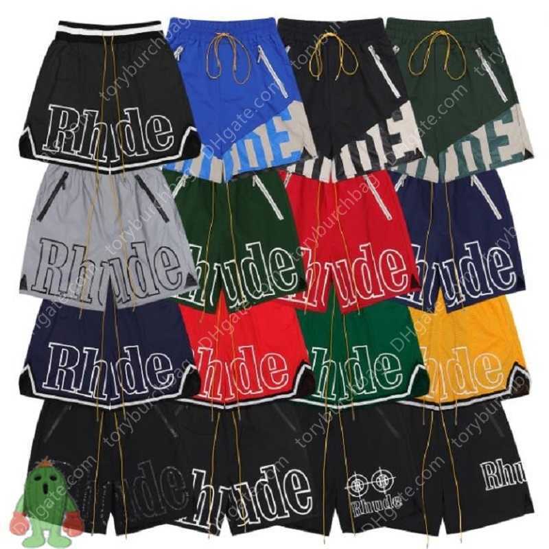 

Men's Shorts Rhude Shorts Collection High Street Fashion Capsule Zip Pocket Basketball Short Pants, 18