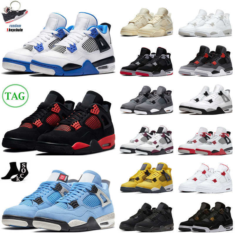 

Mens Height Trainers Increasing Shoes Basketball Black Cat Red Thunder Infrared Bred University Blue Cool Grey Men Women Jumpman 4, #4