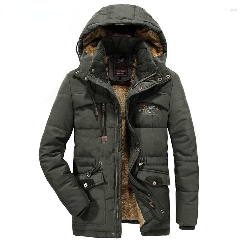 

Men's Down Hooded Detachable Extra Large Winter Parka Jacket Thick Cotton Windbreaker To Keep Warm -30 Degrees Snow Coat, Blue