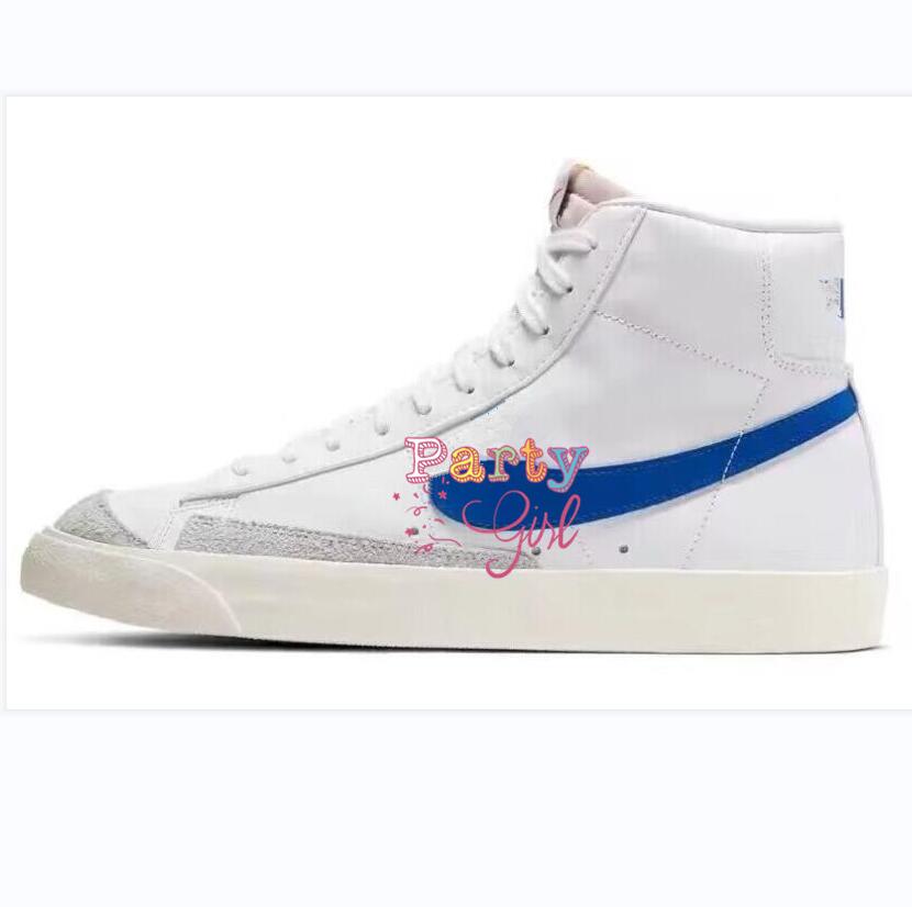 

2022 Men's women's vintage High top boots 77 Running shoes 77 video game laser graffiti sneakers Stylish outdoor