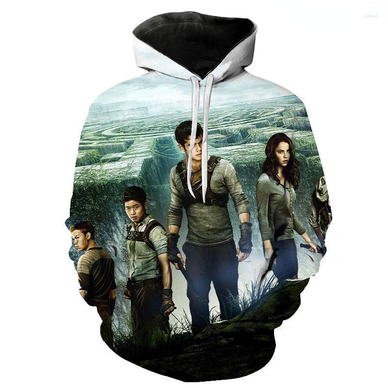 

Men's Hoodies The Maze Runner Men Women Children Casual Sweatshirts Movie 3D Printed Large Size Coat, Wya1055.