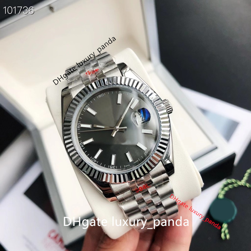 

19 style men's watches ceramic ring automatic mechanical calendar watch 41mm 2813 movement luminous sapphire 904L luxury silver bracelet waterproof watch-2