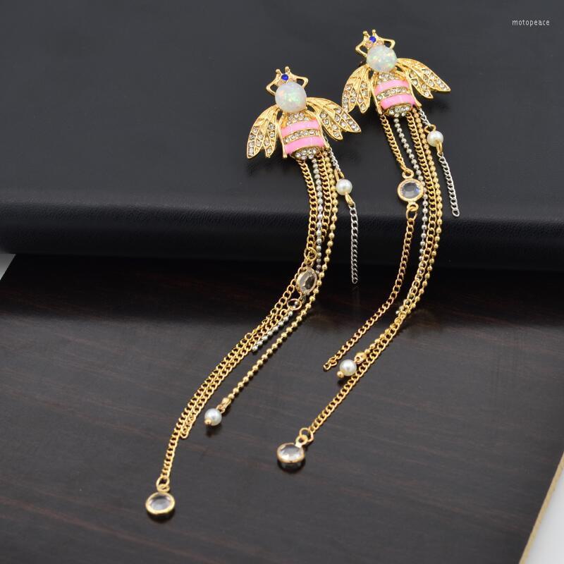 

Stud Earrings European And American Fashion Crystal Simple Love Rhinestone Bee Butterfly