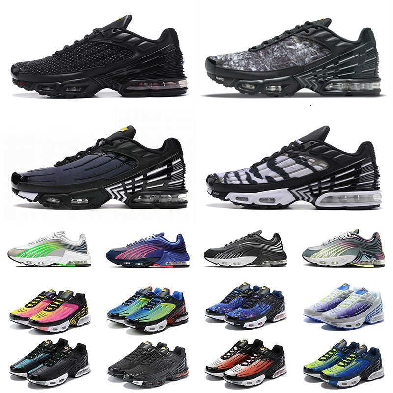 

Shoes Dr Tn 3 Turned 2022 Plus 2 Big Size Us 12 Running Tennis Designer Sports Sneakers Mens Womens Obsidian All Black Tiger Wolf Grey White, 39-45 neon