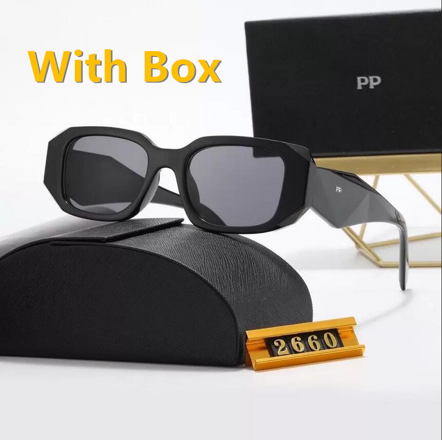 

2022 mens sunglasses designer pradas sunglasses for women optional top quality Polarized UV400 protection lenses with box sun glasses high quality