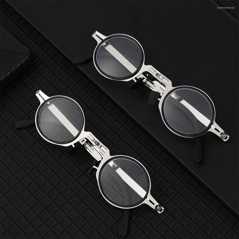 

Sunglasses Men Women Portable Folding Eye Protection Anti-Blue Light Reading Glasses Eyeglasses Ultra Frame With Case