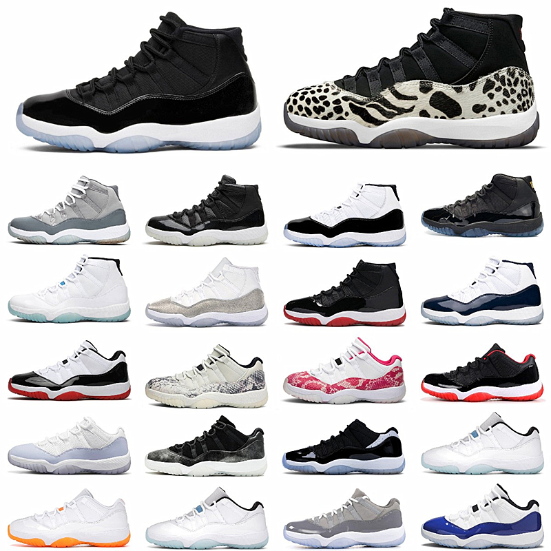 

NEW Jumpman 11 11s Basketball Shoes Men Women Outdoor Casual Sport Shoe Cherry 72-10 Low Cool Grey 25th Anniversary Bred Pantone Pure Violet