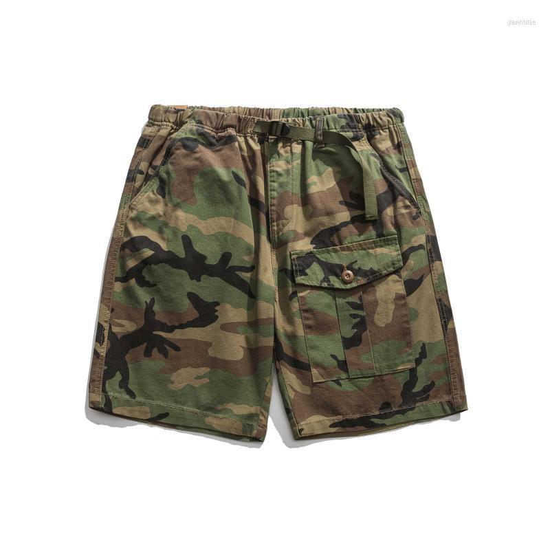 

Men' Shorts Men' Men Casual Pockets Camo ShortsMen, Army green