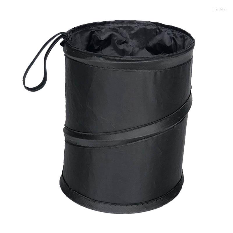 

Interior Accessories 1 Piece Folding Trash Can For Car Storage Basket Oxford Cloth Container Organizer Rack Universal Garbage Bin