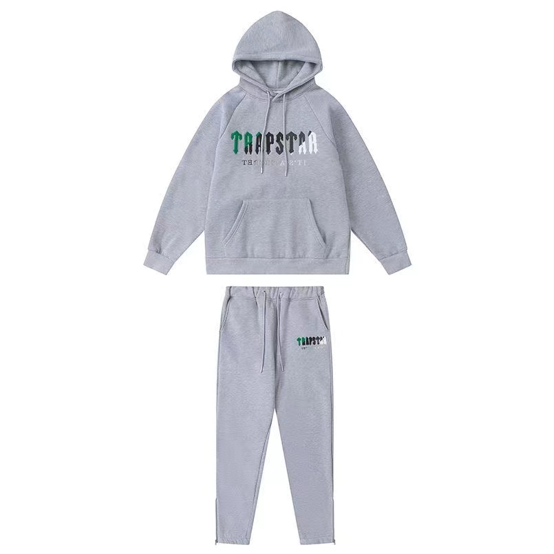 

Tracksuits Trapstar Embroidery Pull Designer Mens Rainbow Towel Decoding Hooded Sportswear Men and Women Suit Zipper Trousers Suit K939
