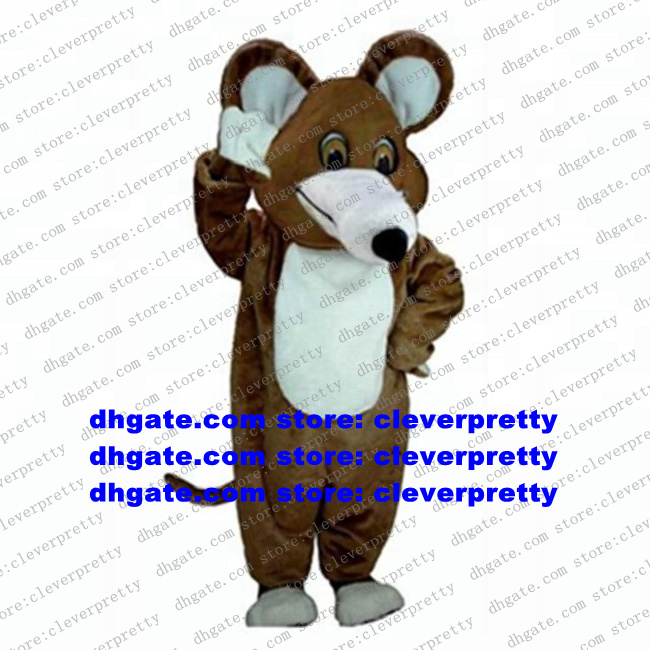 

Brown Gopher Field Mouse Mascot Costume Vole Wild Rat Adult Cartoon Character Cosplays Costume Promotion Ambassador zx2693, As in photos