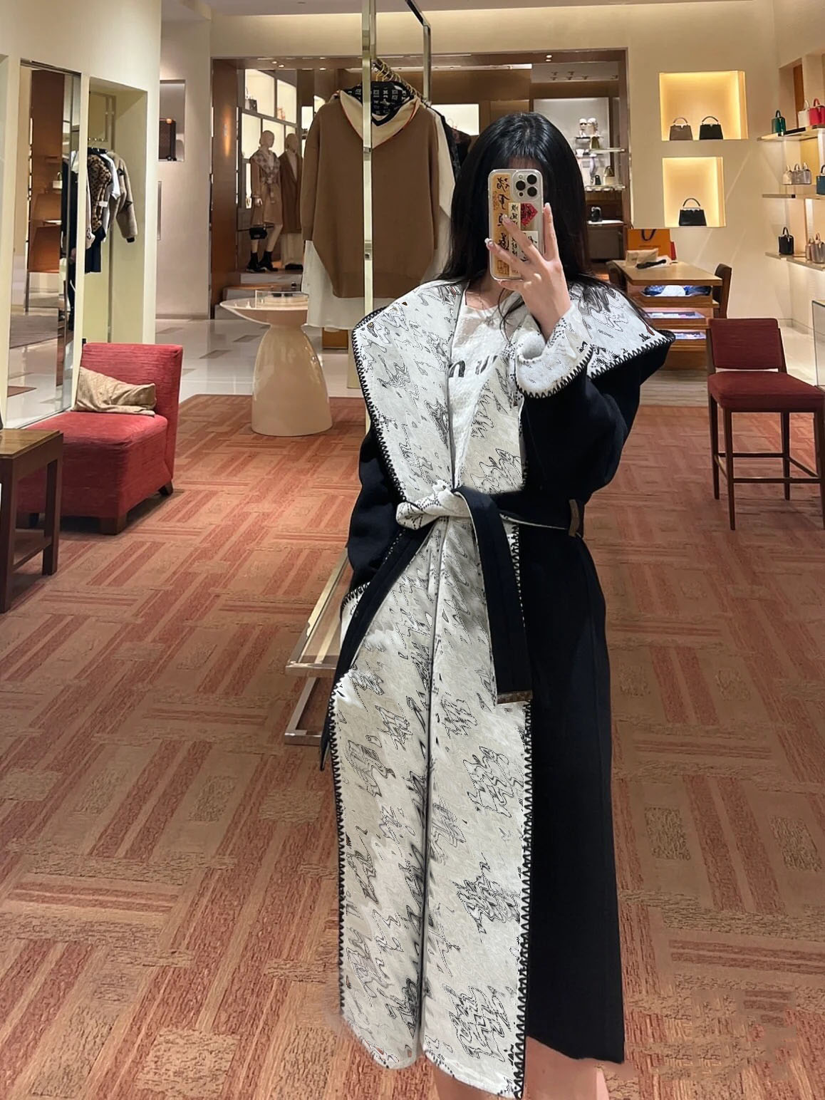 

2022 Designer Winter Women' Hooded Jackets Long Sleeve Blend Wool Casual Lady Reversible Coat With Belt Women Long Overcoat Elegant Cardigan Outerwear, Customize