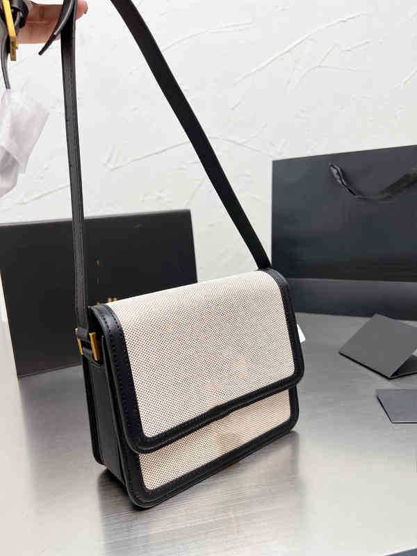 

Shopping Bags Mini Tote Women Summer Handbag Shoulder Canvas And Leather Luxury Designer Crossbody Female Square Tofu Purses 220316, White