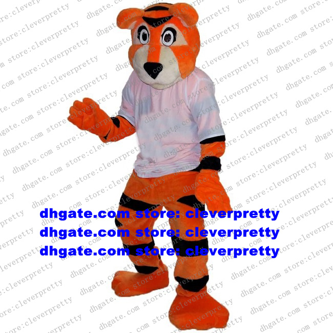 

Sport Tiger Tigerkin Tigress Mascot Costume Adult Cartoon Character Outfit Brand Planning Business Promotion zx597, As in photos
