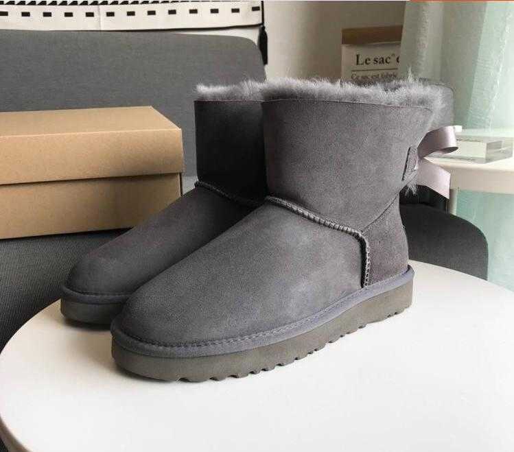 

ugglies boots Women Kids Ankle Snow Boots New Design Girl And Childen One-Bowtie Boot L44S, No shoes