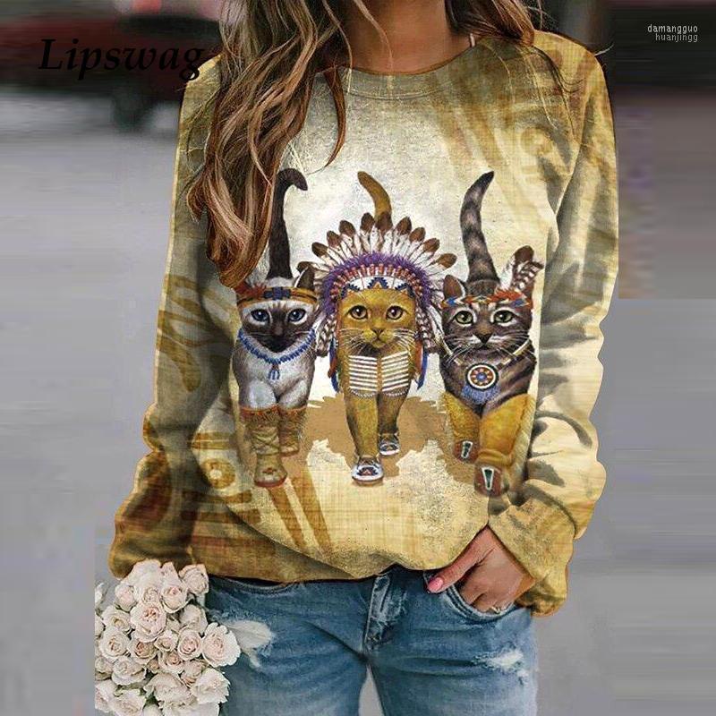 

Women' Hoodies Women' & Sweatshirts Vintage Halloween Print Sweatshirt Women Elegant O Neck Pullover Top Autumn Casual Long Sleeve, Pumpkin brown