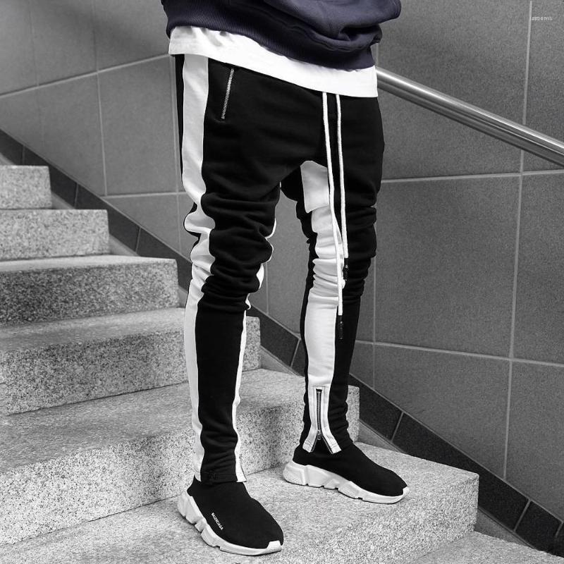 

Men's Pants Mens Cotton LIBIELIY Sport Running Fitness Men Sportswear Tracksuit Bottoms Skinny Sweatpants Trousers Gyms Track, Bluewhite