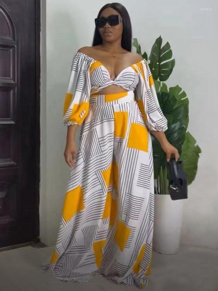 

Women' Two Piece Pants 2 Pieces Women' Sets Summer Autumn Stripe Print Blouse Shirt Women Suit Tops And Suits Set Tracksuit Outfit, Multi