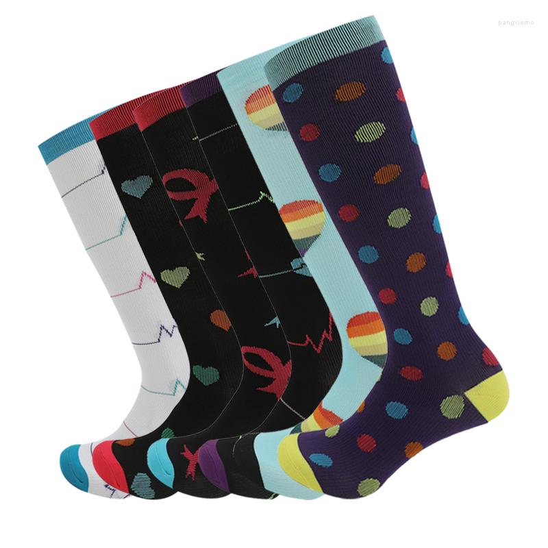 

Men's Socks Compression Women Men Knee High 30 MmHg Sports Running Strengthen Calf Strength Relieve Leg Pressure Size 37-44, Hcd