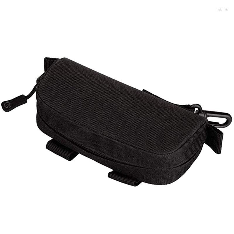 

Watch Boxes Nylon Eyeglasses Hard Case Anti- Molle System Sunglasses Pouch Portable Waterproof Bag Eyewear Accessoies