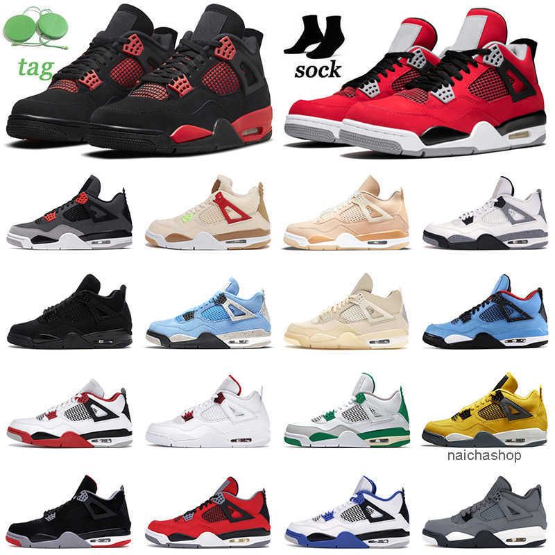 

Shoes Red Thunder 4 4s Mens Basketball Shoes Black Cat University Blue Infrared Cactus Jack Hot Punch Men Womens Trainers Sports Sneakers, 4s shimmer