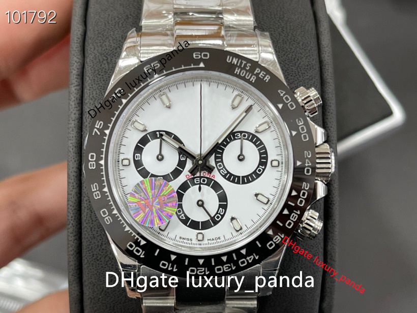 

Fashion men's watches ultra-thin 12.4mm automatic mechanical watch 40mm ETA 7750 timing cell 904L sapphire ceramic luminous waterproof watch-3