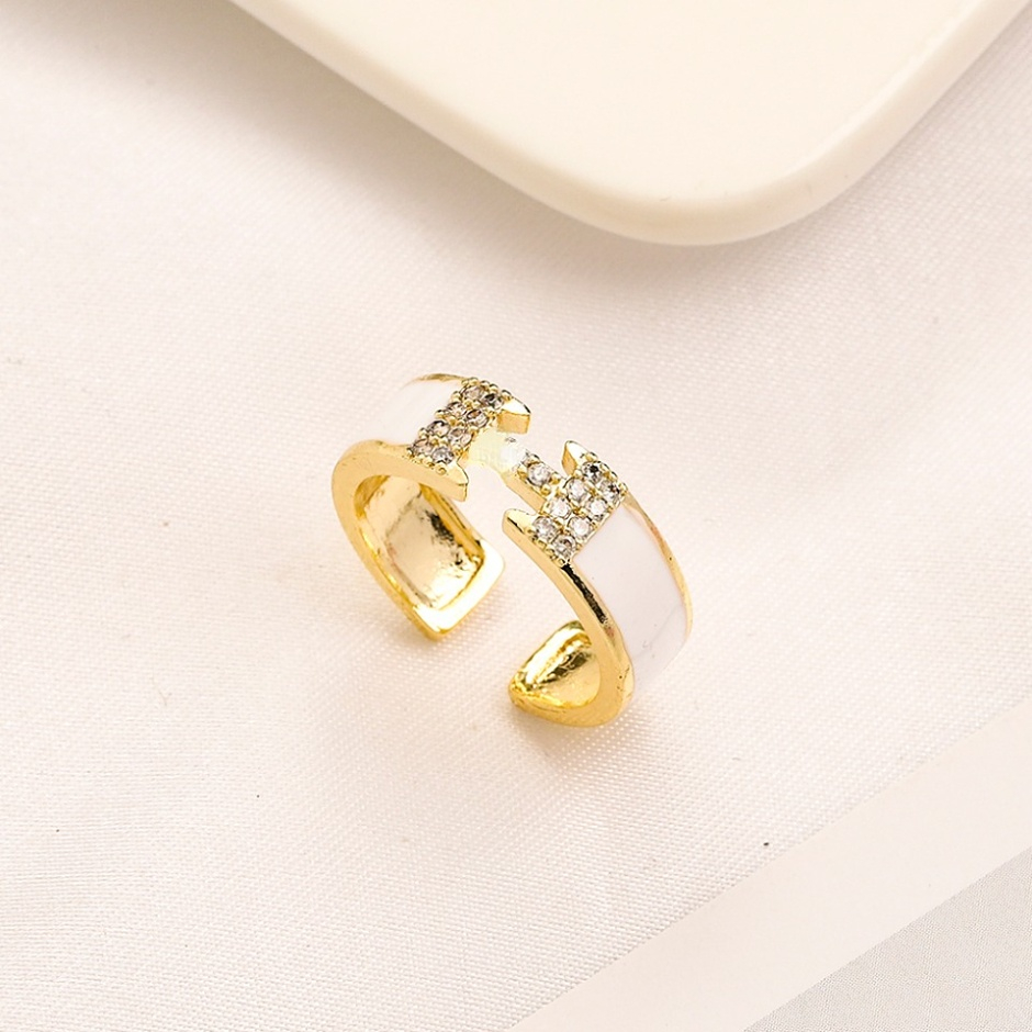 

Wedding Rings Designer Ring New pattern European American Fashion 18K gold Adjustable women men band fashion jewelry gift