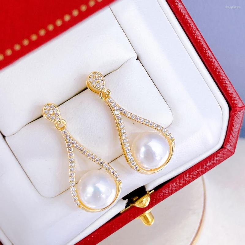 

Dangle Earrings 3 Different Design Natural Pearl Jewelry For Women Freshwater