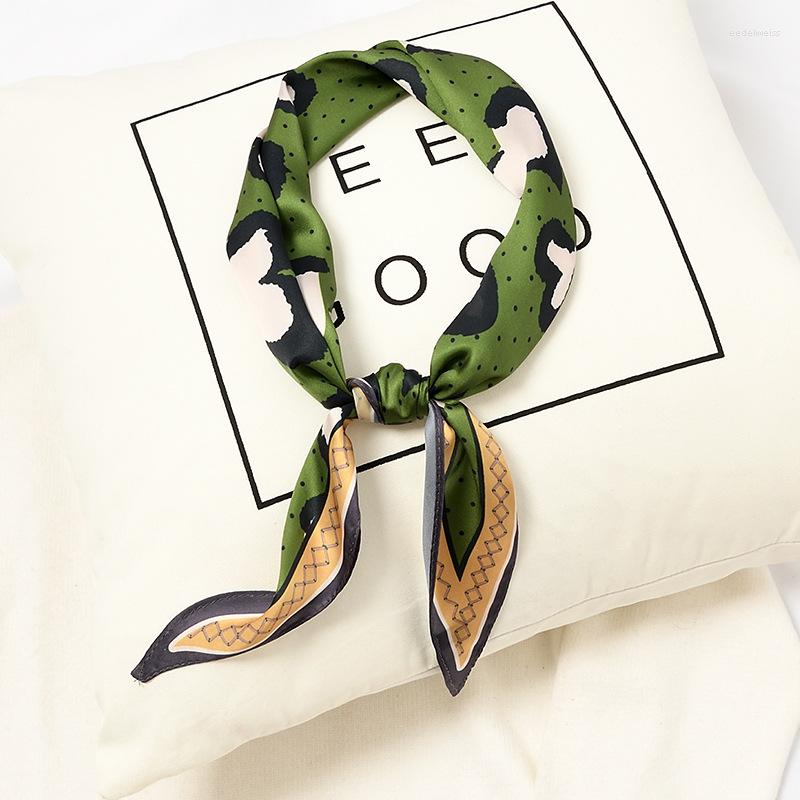 

Scarves Luxury Scarf Women Brand Skinny Bag Design Daisy Wrist Towel Foulard Neckerchief Headband For Lady SJ324